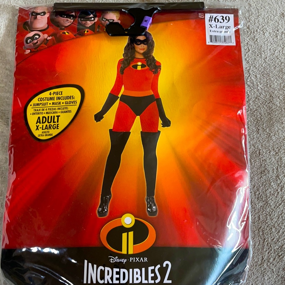 Mrs. Incredible Costume XL complete set